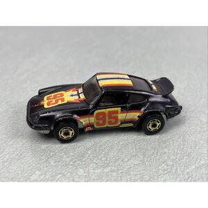 Vintage 1974 Hot Wheels Porsche P-911 Black #95 Gold Rim Die Cast Car